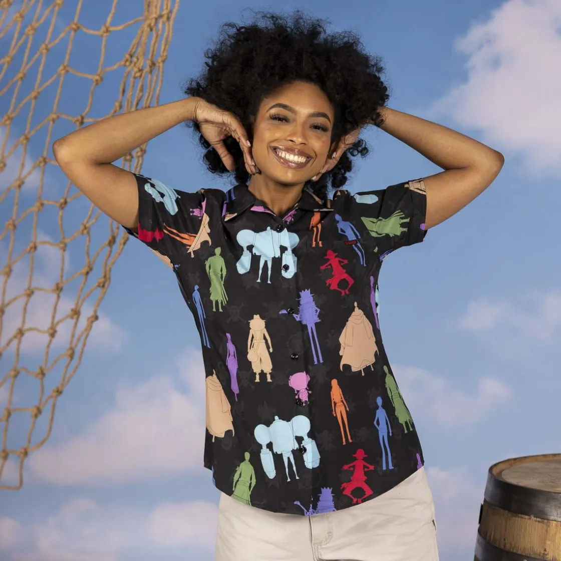 Anime|One Piece|One Piece “We Go!” – Women's KUNUFLEX Short Sleeve Shirt
