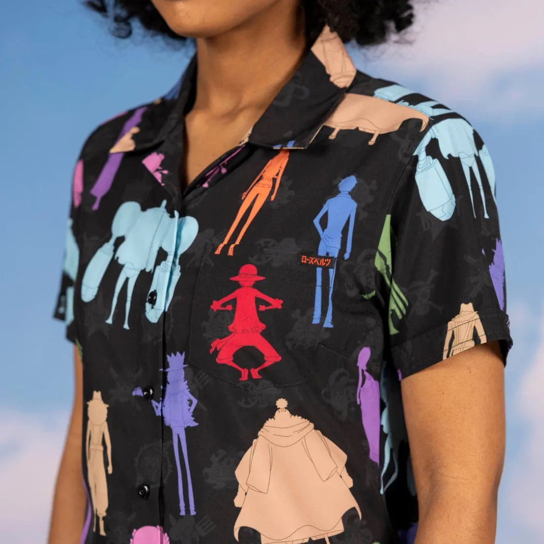 Anime|One Piece|One Piece “We Go!” – Women's KUNUFLEX Short Sleeve Shirt