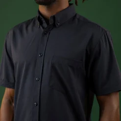 Short Sleeve Shirts|Short Sleeves|RSVLTS Overture Midnight Blue – KUNUFLEX Short Sleeve Shirt
