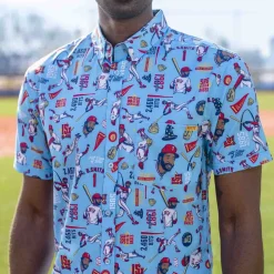 Baseball Hall Of Fame|Baseball|National Baseball Hall of Fame Ozzie Smith" The Wizard" – KUNUFLEX Short Sleeve Shirt