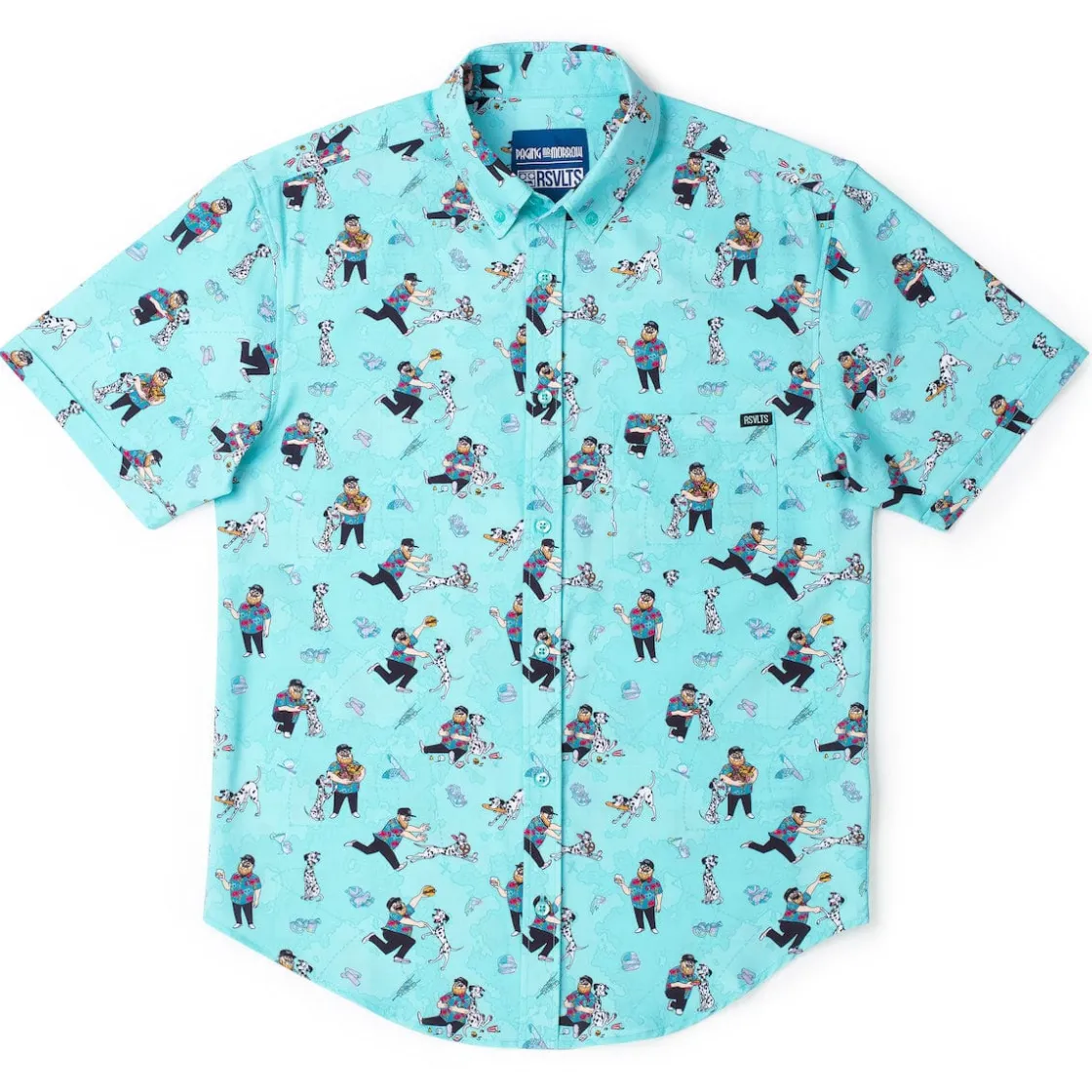 Paging Mr. Morrow|Short Sleeves|Paging Mr. Morrow "Eatin' Around the World" – KUNUFLEX Short Sleeve Shirt