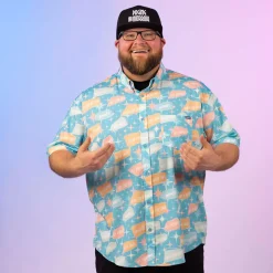 Paging Mr. Morrow|Short Sleeves|Paging Mr. Morrow "Phrasing Mr. Morrow" – KUNUFLEX Short Sleeve Shirt