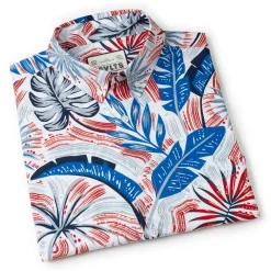 Short Sleeve Shirts|Americana|RSVLTS Palms Bursting in Air – KUNUFLEX Short Sleeve Shirt