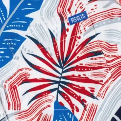 Short Sleeve Shirts|Americana|RSVLTS Palms Bursting in Air – Women's KUNUFLEX Short Sleeve Shirt