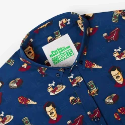 Park & Rec|Americana|Parks and Rec reation “Turf ‘n’ Turf” – KUNUFLEX Short Sleeve Shirt