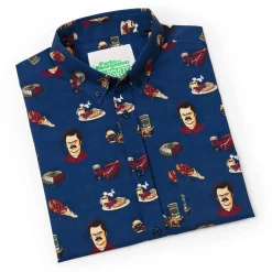 Park & Rec|Americana|Parks and Rec reation “Turf ‘n’ Turf” – KUNUFLEX Short Sleeve Shirt