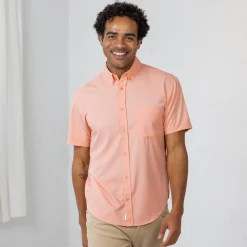 Short Sleeve Shirts|Short Sleeves|RSVLTS Peach Chaos – KUNUFLEX Short Sleeve Shirt