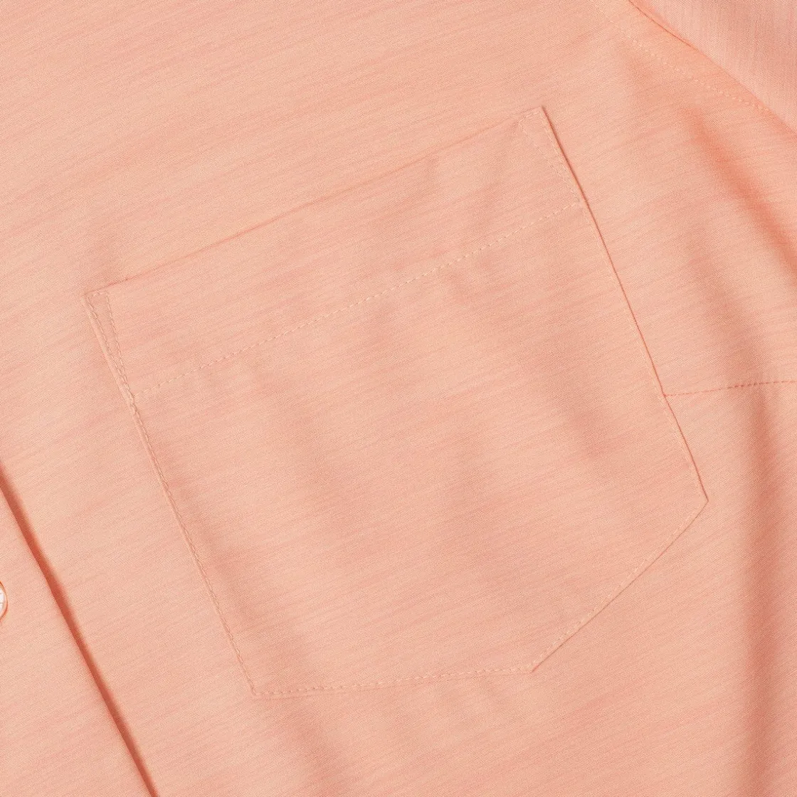 Short Sleeve Shirts|Rsvlts|RSVLTS Peach Chaos – Women's KUNUFLEX Short Sleeve Shirt