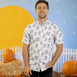 Peanuts|Short Sleeves|Peanuts "The Flying Ace" – KUNUFLEX Short Sleeve Shirt