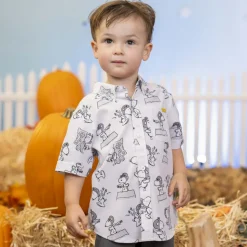 Peanuts|Preschool (2t-5t)|Peanuts "The Flying Ace" – Preschooler KUNUFLEX Short Sleeve Shirt