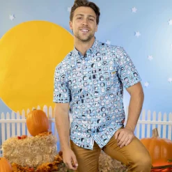 Peanuts|Short Sleeves|Peanuts "The Peanut Gallery" – KUNUFLEX Short Sleeve Shirt