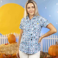 Peanuts|Peanuts "The Peanut Gallery" – Women's KUNUFLEX Short Sleeve Shirt