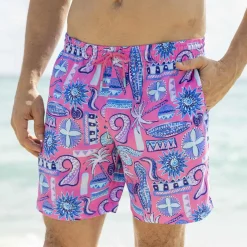 Shorts|Matching Sets|RSVLTS Pink Sand Beach – Hybrid Shorts