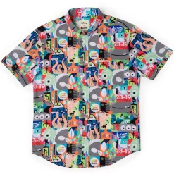 Paging Mr. Morrow|Disney & Pixar|Disney and Pixar Pixar "Far Out Mashup" – KUNUFLEX Short Sleeve Shirt
