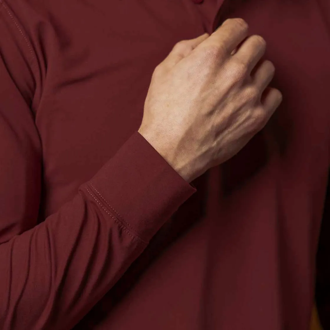 Polos|Basics|Breakfast Balls Port – Commuter Long Sleeve Polo