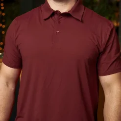 Polos|Basics|Breakfast Balls Port – Commuter Short Sleeve Polo