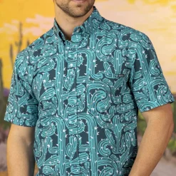 Short Sleeve Shirts|Short Sleeves|RSVLTS Prickly Situation – KUNUFLEX Short Sleeve Shirt