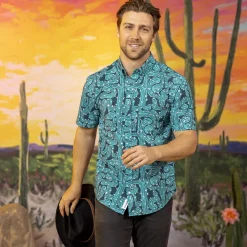 Short Sleeve Shirts|Short Sleeves|RSVLTS Prickly Situation – KUNUFLEX Short Sleeve Shirt