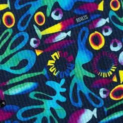Short Sleeve Shirts|Matching Sets|RSVLTS Rad Reef – Stretch Seersucker Short Sleeve Shirt