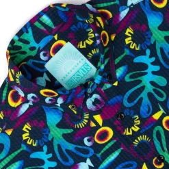Short Sleeve Shirts|Matching Sets|RSVLTS Rad Reef – Stretch Seersucker Short Sleeve Shirt