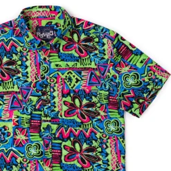 Short Sleeve Shirts|Matching Sets|RSVLTS Reef Riot – KUNUFLEX Short Sleeve Shirt