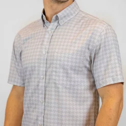 Short Sleeve Shirts|Short Sleeves|RSVLTS Release the Houndstooth – KUNUFLEX Short Sleeve Shirt