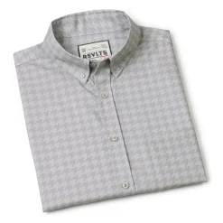 Short Sleeve Shirts|Short Sleeves|RSVLTS Release the Houndstooth – KUNUFLEX Short Sleeve Shirt