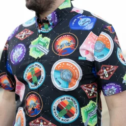 Paging Mr. Morrow|Warner Bros.|Rick and Morty "Touricks Attraction" – KUNUFLEX Short Sleeve Shirt