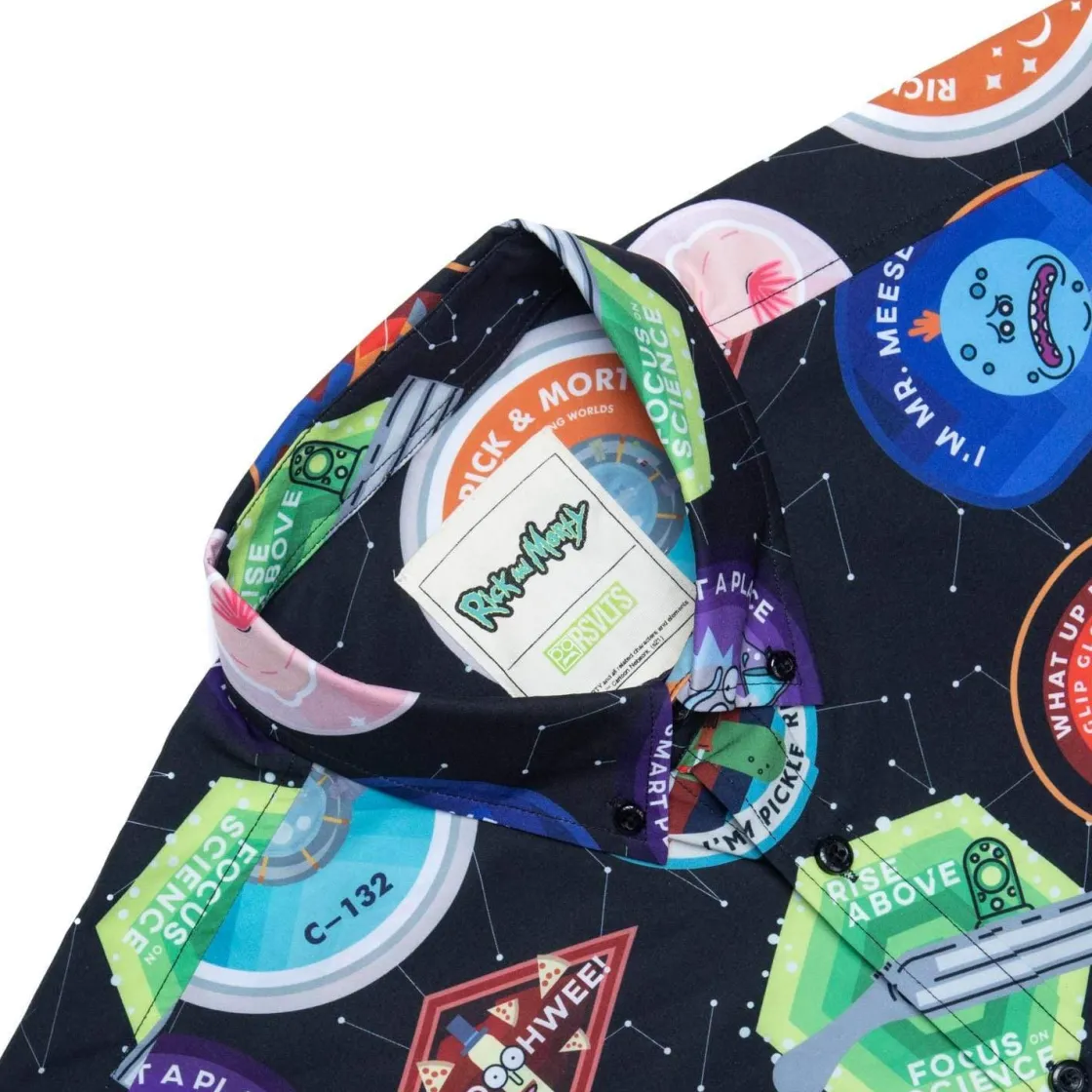 Paging Mr. Morrow|Warner Bros.|Rick and Morty "Touricks Attraction" – KUNUFLEX Short Sleeve Shirt