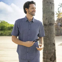 Short Sleeve Shirts|Matching Sets|RSVLTS 'Roccan Tiles – Bamboo Short Sleeve Shirt