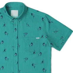 Short Sleeve Shirts|Matching Sets|RSVLTS Sailfish – Stretch Seersucker Short Sleeve Shirt