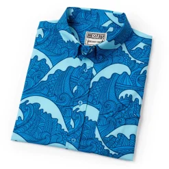 Short Sleeve Shirts|Short Sleeves|RSVLTS Samoa Waves – KUNUFLEX Short Sleeve Shirt