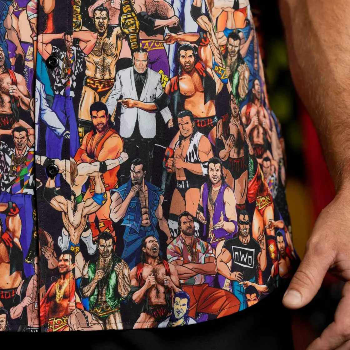 Wwe|Short Sleeves|WWE Scott Hall "The Tribute" – KUNUFLEX Short Sleeve Shirt