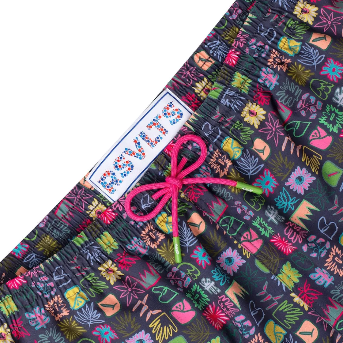 Shorts|Shorts|RSVLTS Scribble Squares – Hybrid Shorts