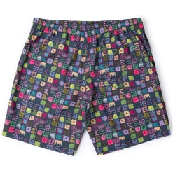 Shorts|Shorts|RSVLTS Scribble Squares – Hybrid Shorts