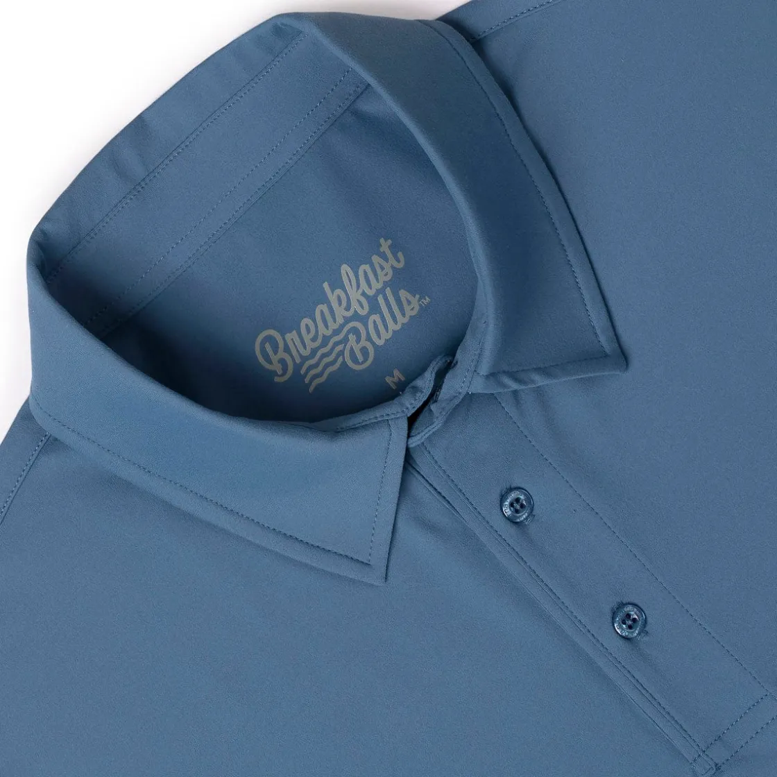 Polos|Basics|Breakfast Balls Seafarer – Commuter Short Sleeve Polo