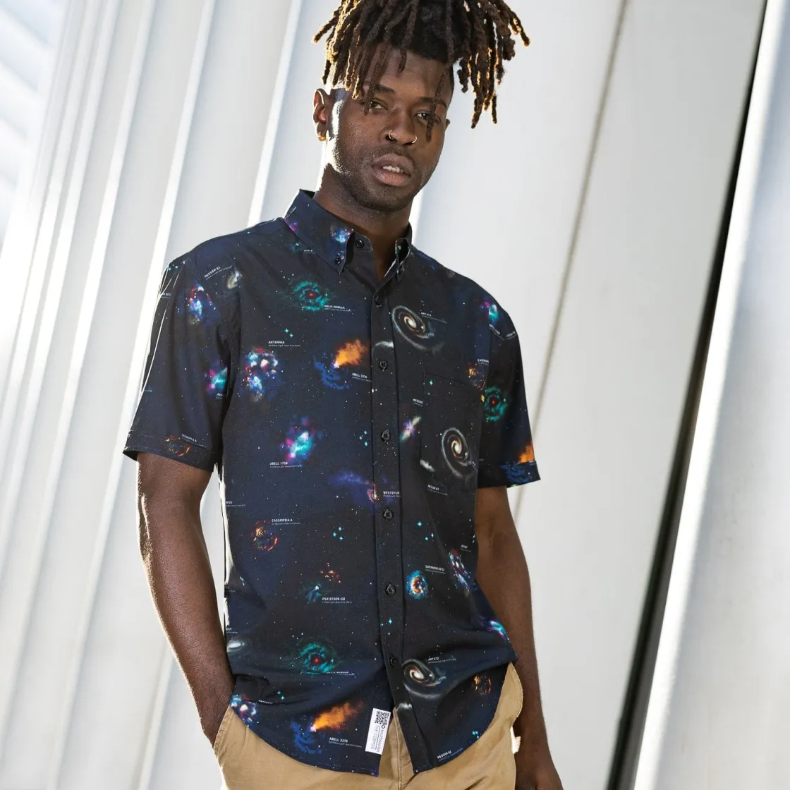 Smithsonian|Americana|Smithsonian Air and Space "The Cosmos" – KUNUFLEX Short Sleeve Shirt