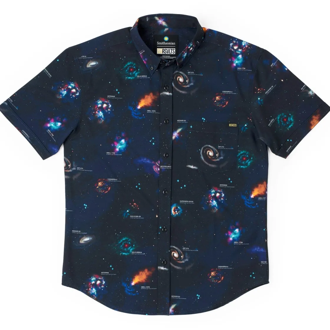 Smithsonian|Americana|Smithsonian Air and Space "The Cosmos" – KUNUFLEX Short Sleeve Shirt