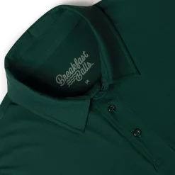 Polos|Basics|Breakfast Balls Smoke Pine – Commuter Long Sleeve Polo
