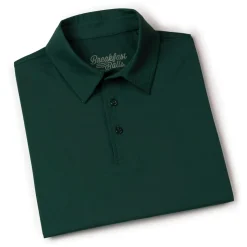 Polos|Basics|Breakfast Balls Smoke Pine – Commuter Short Sleeve Polo