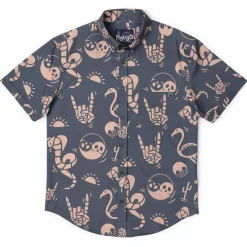 Short Sleeve Shirts|Matching Sets|RSVLTS Snakes, Skulls, and Sunsets – KUNUFLEX Short Sleeve Shirt