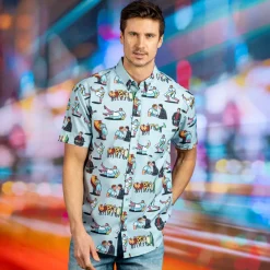 Saturday Night Live|Short Sleeves|Saturday Night Live SNL50 "Lunch Lady Land" – KUNUFLEX Short Sleeve Shirt