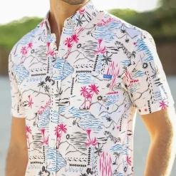 Short Sleeve Shirts|Short Sleeves|RSVLTS Soleil Beach (Day) – KUNUFLEX Short Sleeve Shirt