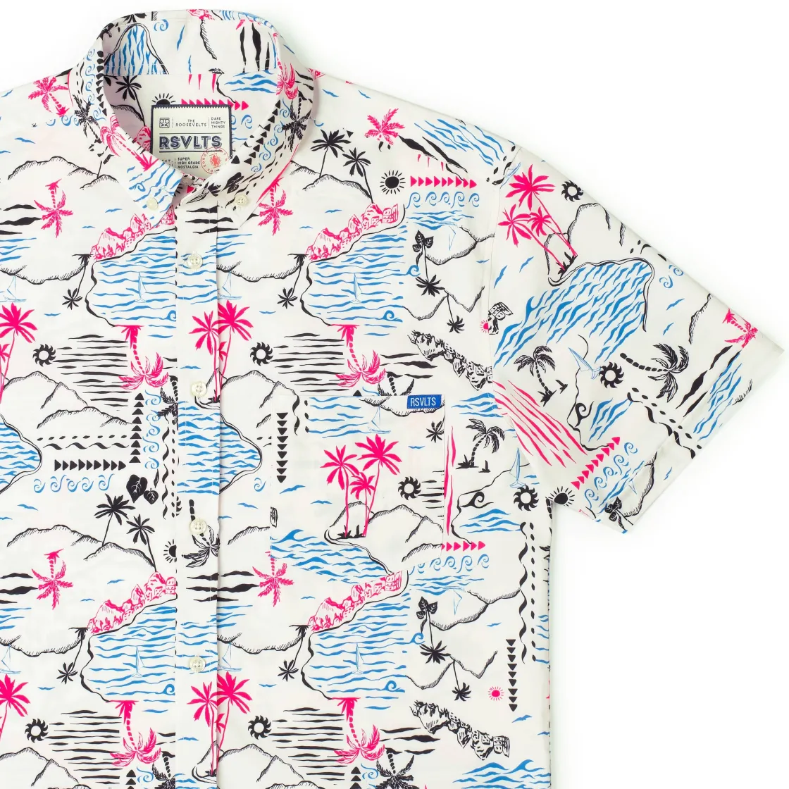 Short Sleeve Shirts|Short Sleeves|RSVLTS Soleil Beach (Day) – KUNUFLEX Short Sleeve Shirt