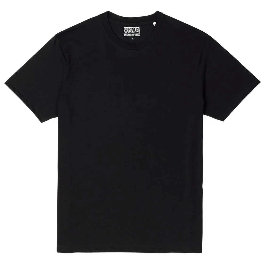 T-shirts|Athletic Wear|RSVLTS Solid Black – Crewneck Tee