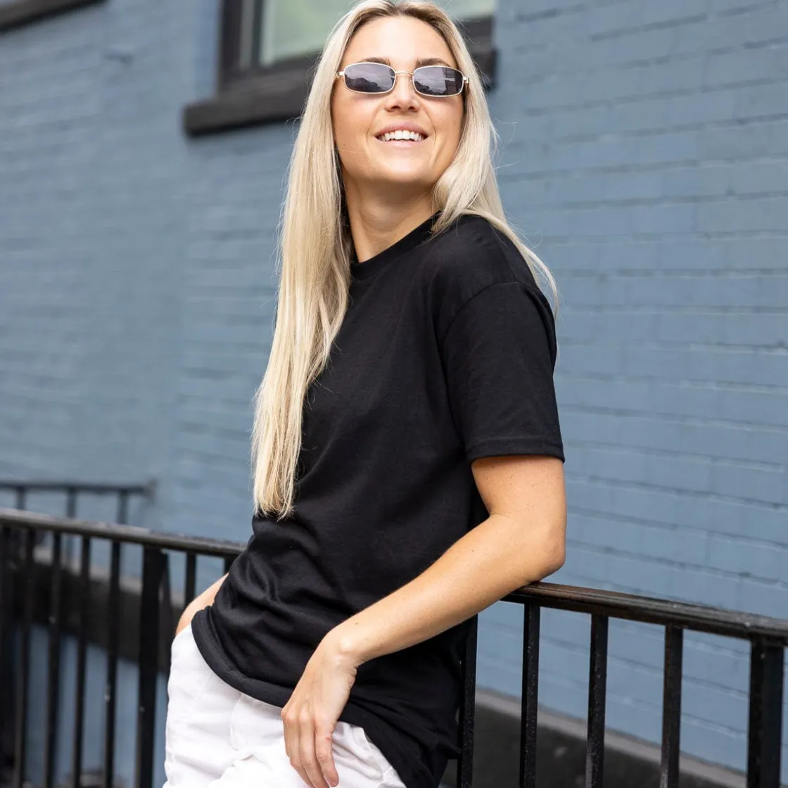 T-shirts|Athletic Wear|RSVLTS Solid Black – Crewneck Tee