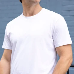 T-shirts|Athletic Wear|RSVLTS Solid White – Crewneck Tee
