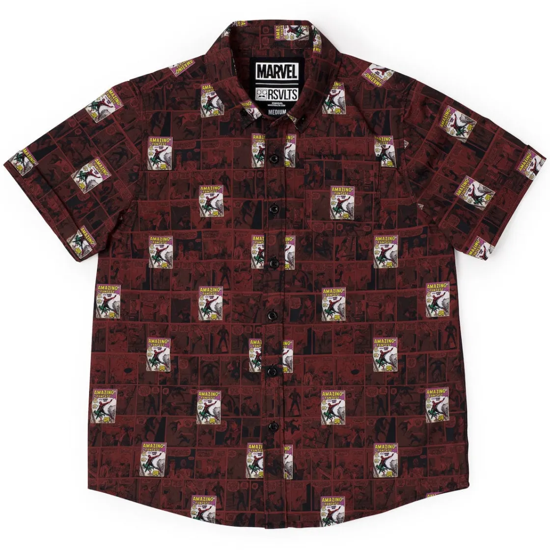 Spider-man|Marvel|Marvel Spider-Man "Amazing Fantasy" – Youth KUNUFLEX Short Sleeve Shirt
