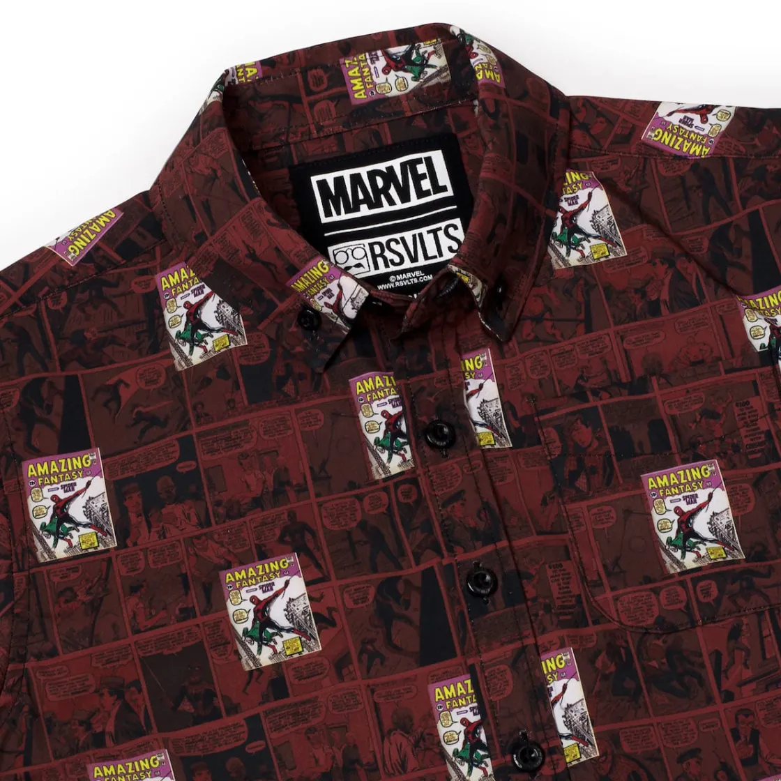 Spider-man|Marvel|Marvel Spider-Man "Amazing Fantasy" – Youth KUNUFLEX Short Sleeve Shirt