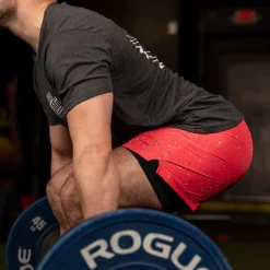 Shorts|Athletic Wear|RSVLTS Splat Damon (Infrared) – V1 Lined Training Shorts